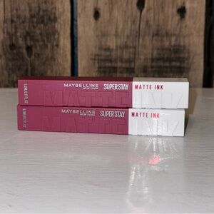 NEW Maybelline Super Stay Matte Lip Ink Lipstick 16 Hour Wear {15-Lover} TWO!!
